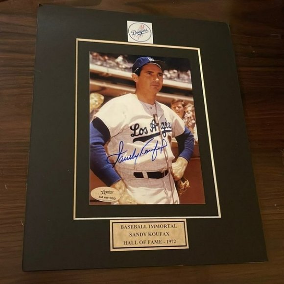 undefined Other - Sandy koufax autographed  photo
